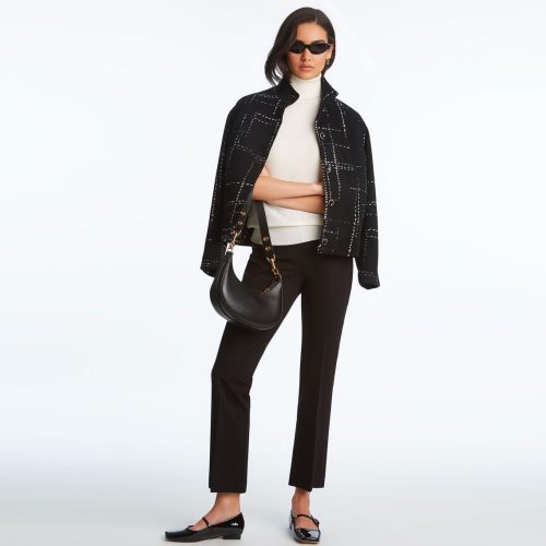 black and white plaid jacket 645354