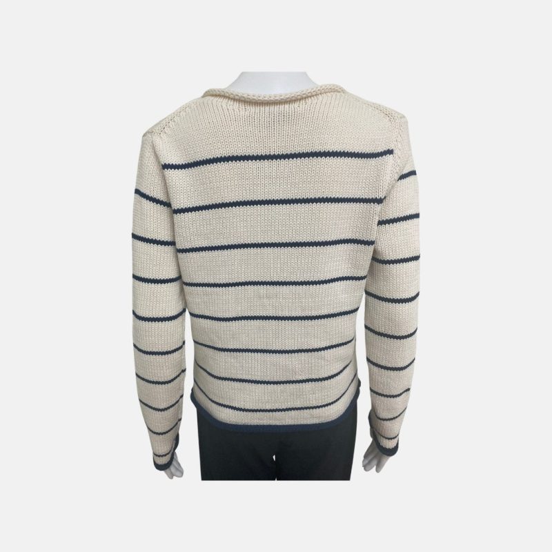 crewneck button sweater 734720